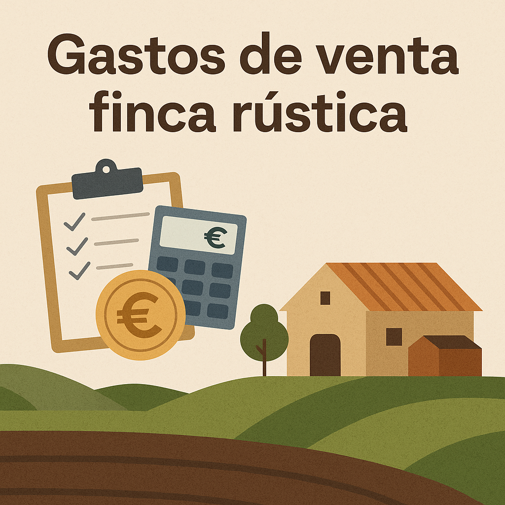 Gastos al vender una finca rústica en Andalucía – notaría, registro, informes técnicos e IRPF (con calculadora)