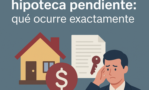 Herencia de una vivienda con hipoteca pendiente – Qué ocurre exactamente