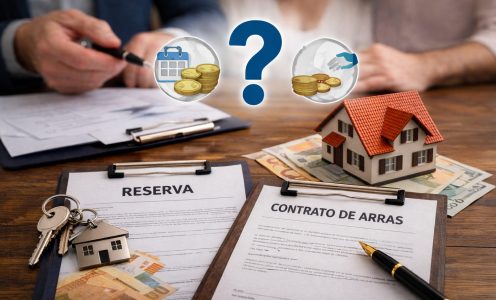 Diferencia legal real entre reserva de vivienda y contrato de arras